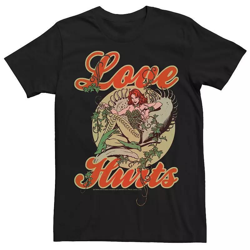 Men's Batman Poison Ivy Love Hurts Portrait Tee, Size: XL, Black Product Image