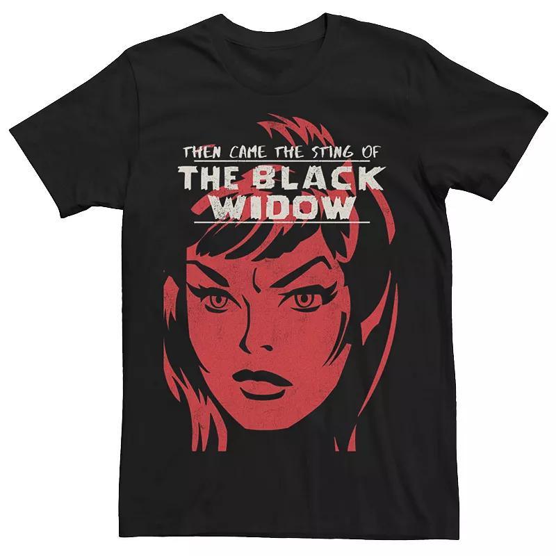 Men's Marvel Here She Is Comic Tee, Size: Medium, Black Product Image