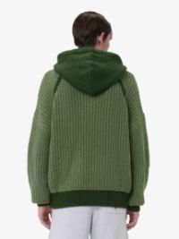 WOOL HOODIE in green | JW Anderson US  Product Image