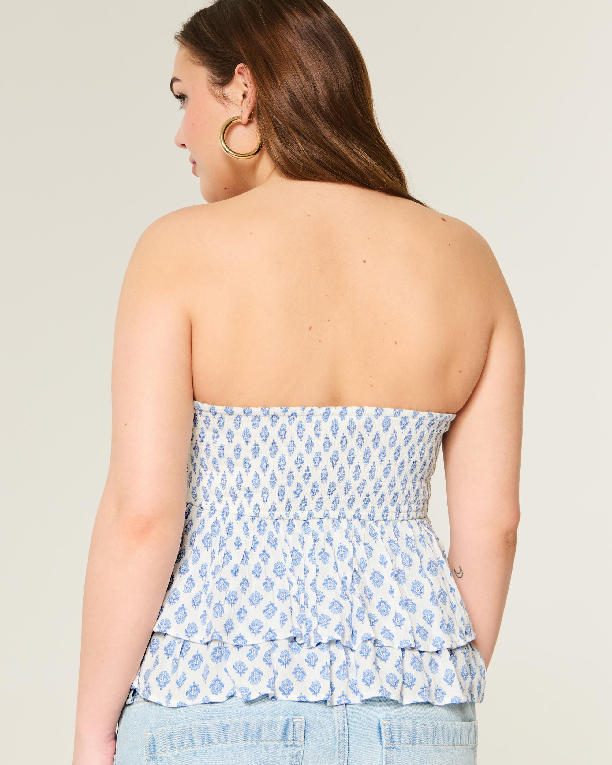 Tiered Halter Babydoll Top Product Image