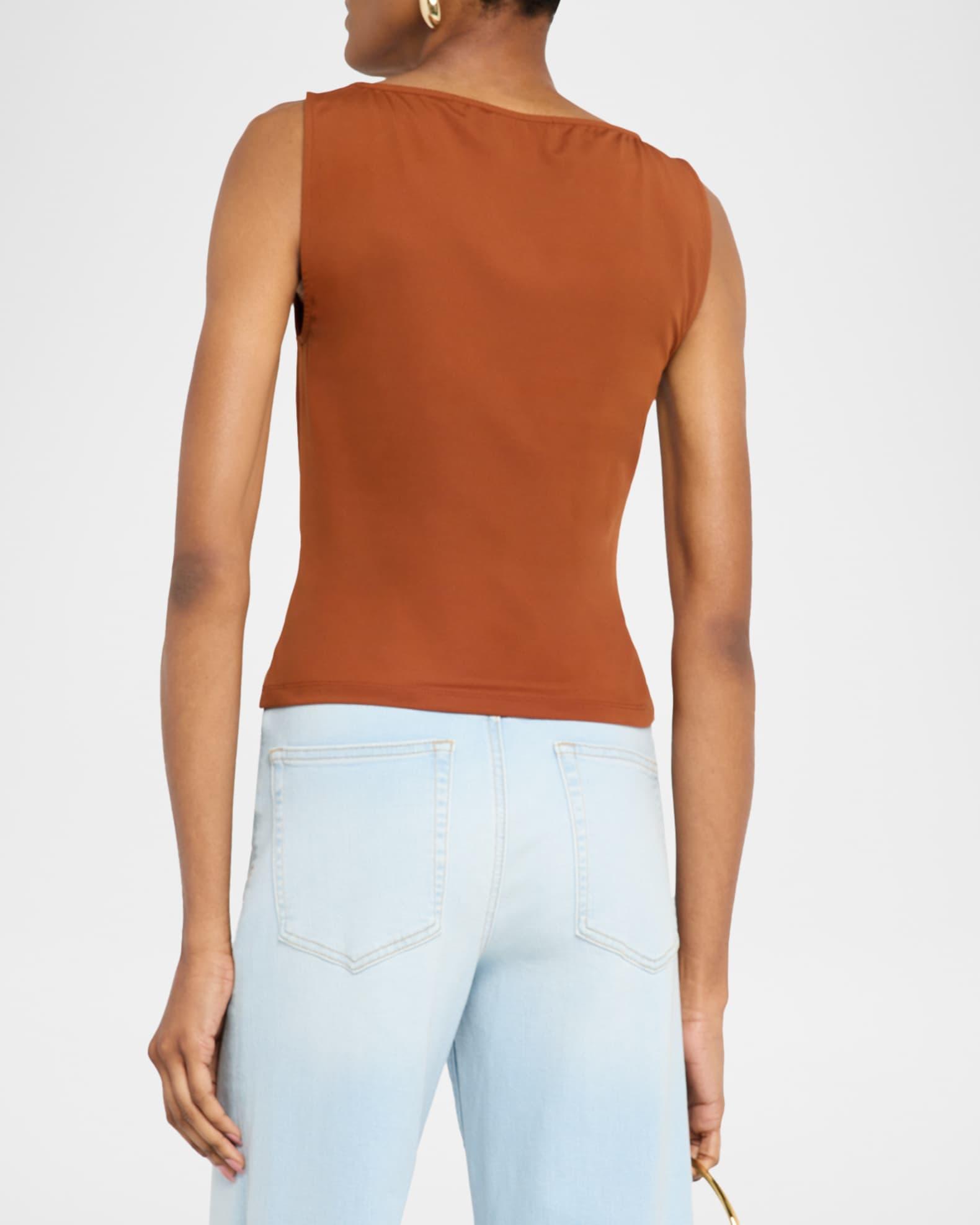 The Ruched Sleeveless Top Product Image