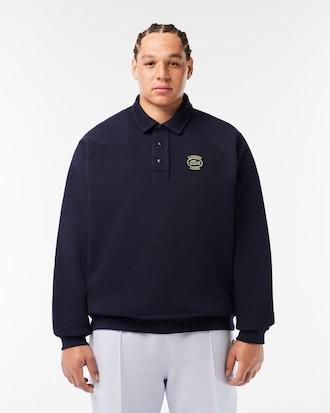 Men's Loose Fit Piqué Sweatshirt Product Image