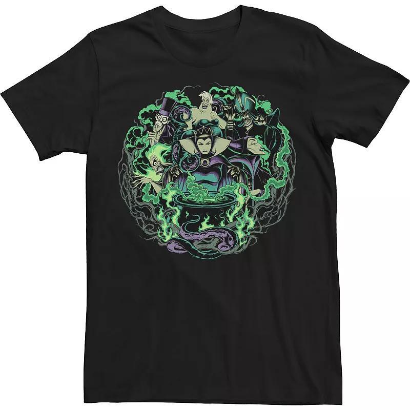 Big & Tall Disney Villains Epitome Of Evil Group Shot Tee, Men's, Size: XL Tall, Black Product Image