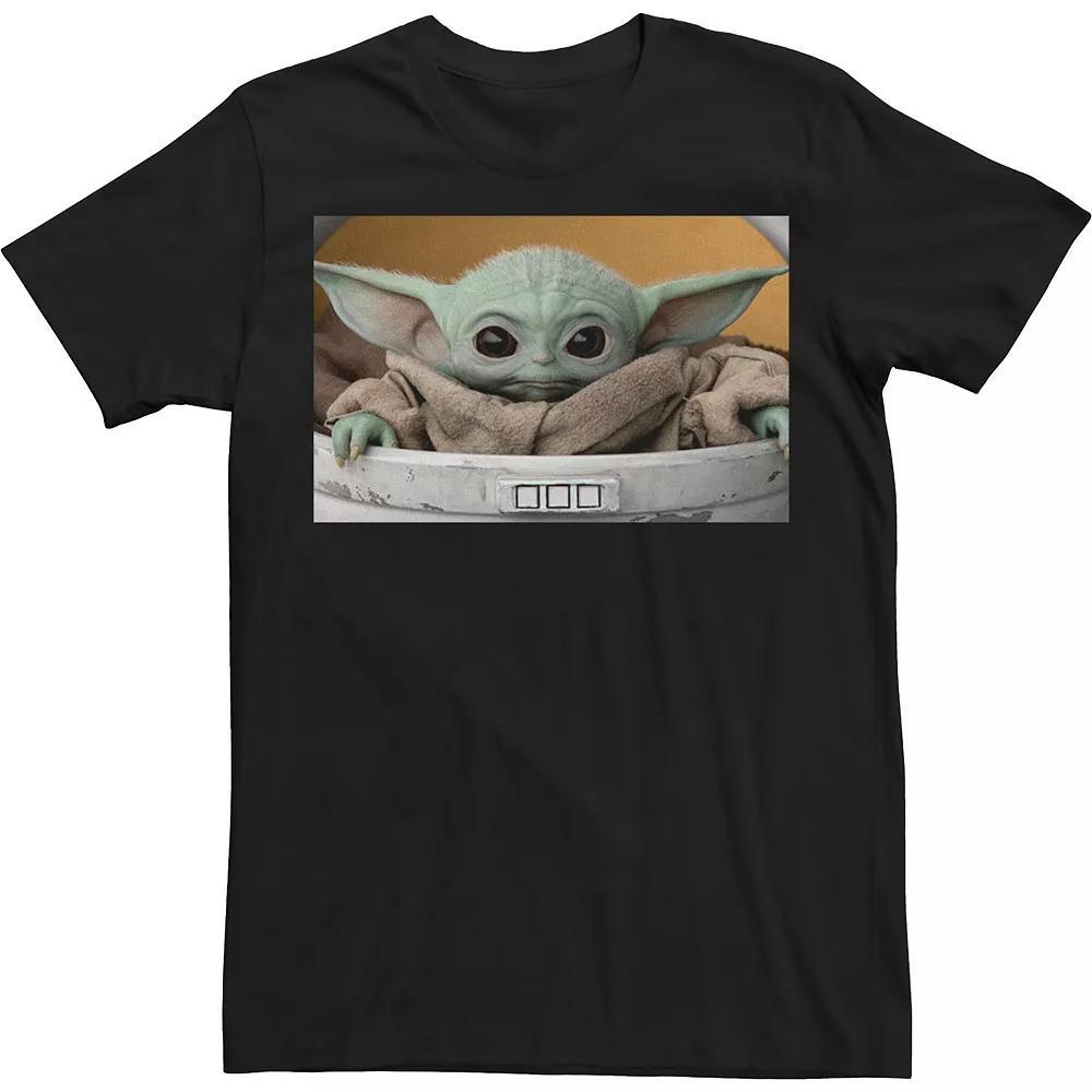 Men's Star Wars Child In A Box Photo Real Tee, Size: Large, Black Product Image