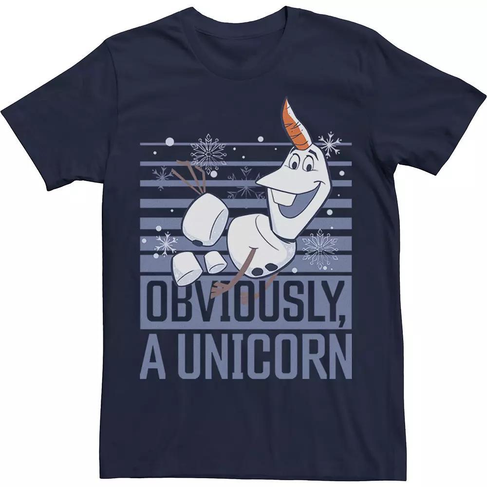 Disney's Frozen 2 Olaf Obviously A Unicorn Men's Tee,  Product Image
