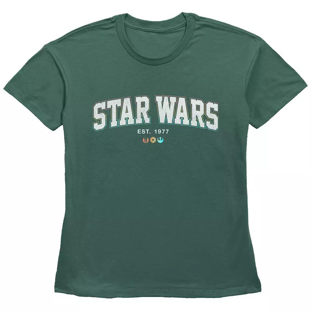 Women's Star Wars Est. 1977 Basic Fit Graphic Tee, Girl's,  Product Image