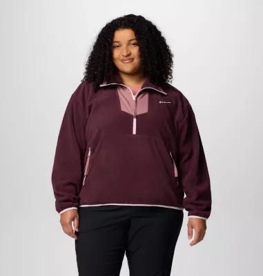 Columbia Womens Sequoia Grove Half Zip Fleece - Plus Size- Product Image