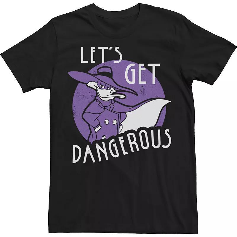 Disney's Darkwing Duck Men's Let's Get Dangerous Tee, Size: XXL, Black Product Image