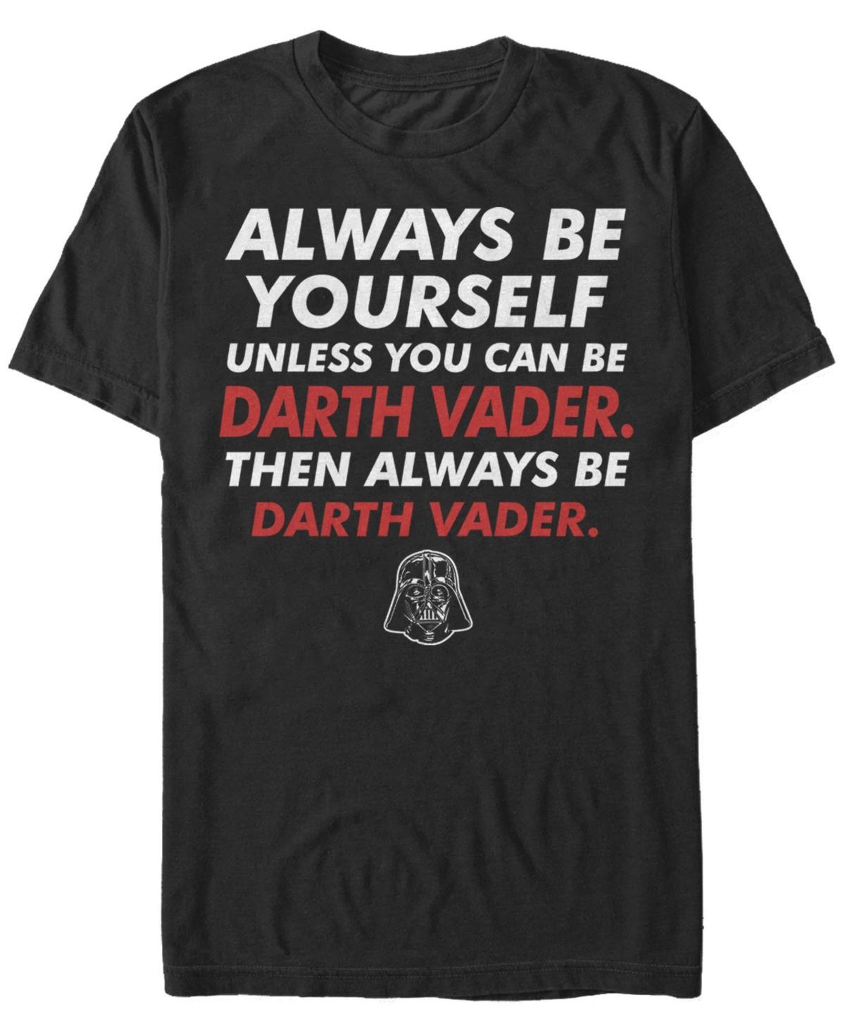 Star Wars Mens Classic Be Yourself Unless You Can Be Darth Vader Short Sleeve T-Shirt Product Image