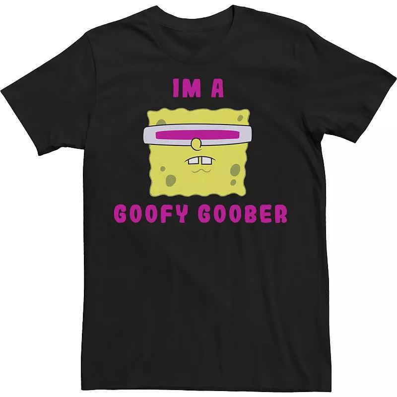 Big & Tall Spongebob Goober Spongebob Face Poster Tee, Men's,  Product Image