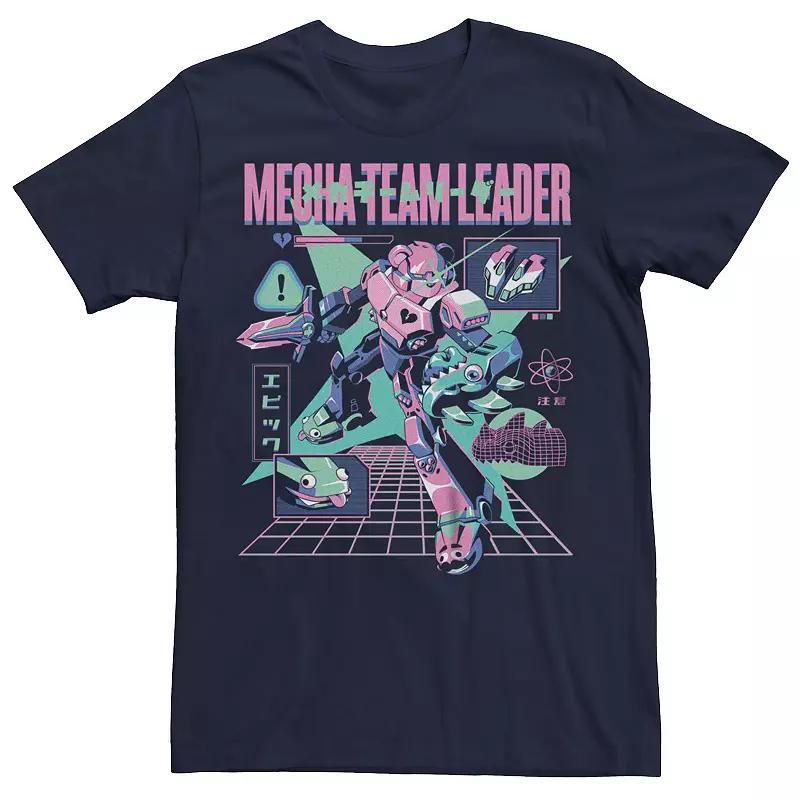 Men's Fortnite Mecha Team Leader Details Graphic Tee, Size: Small, Blue Product Image