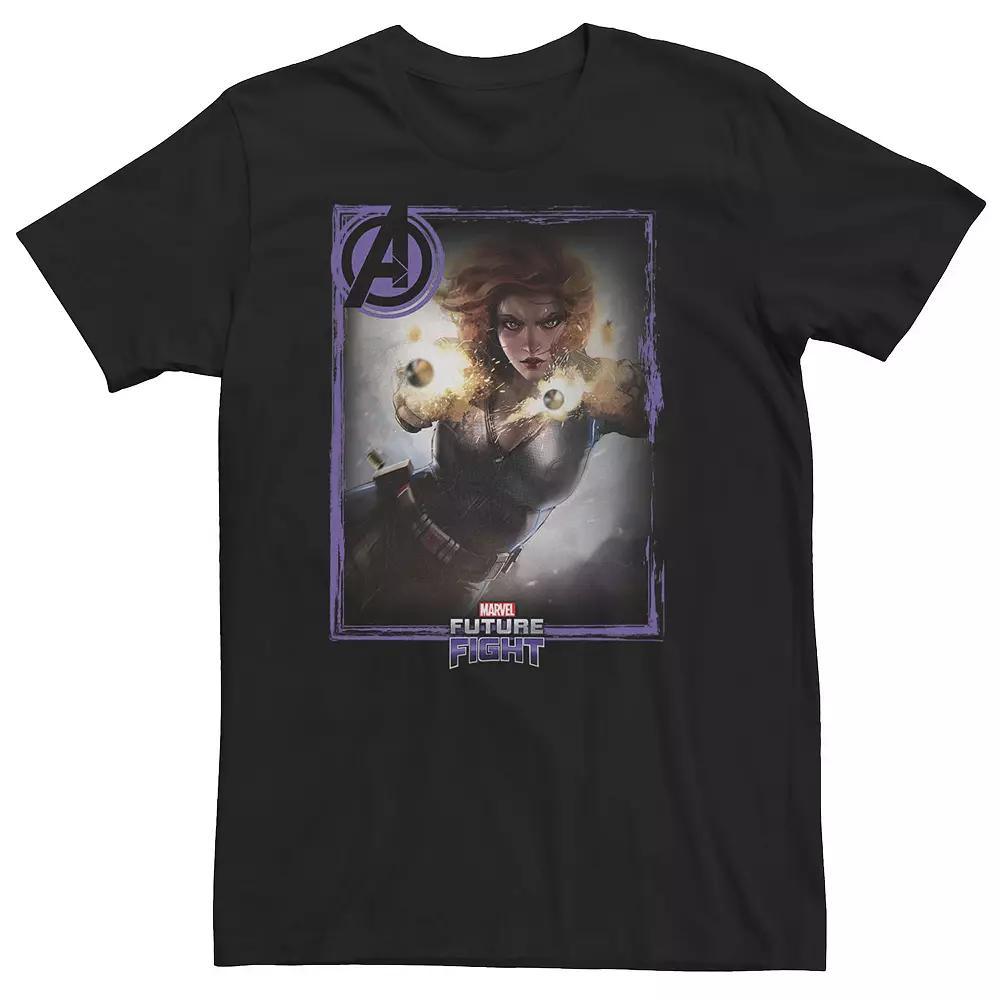 Big & Tall Marvel Future Fight Black Widow Portrait Tee, Men's,  Product Image