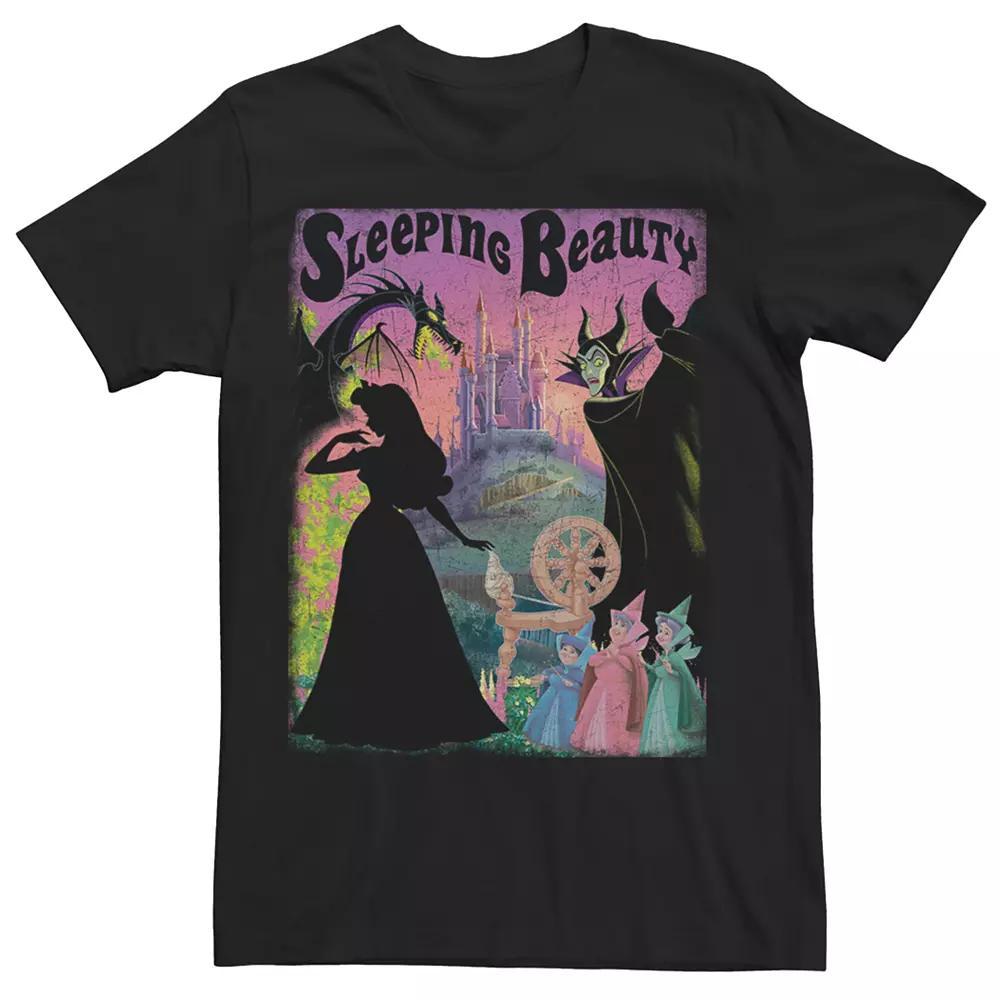 Men's Disney's Sleeping Beauty Poster Tee, Size: XL, Black Product Image