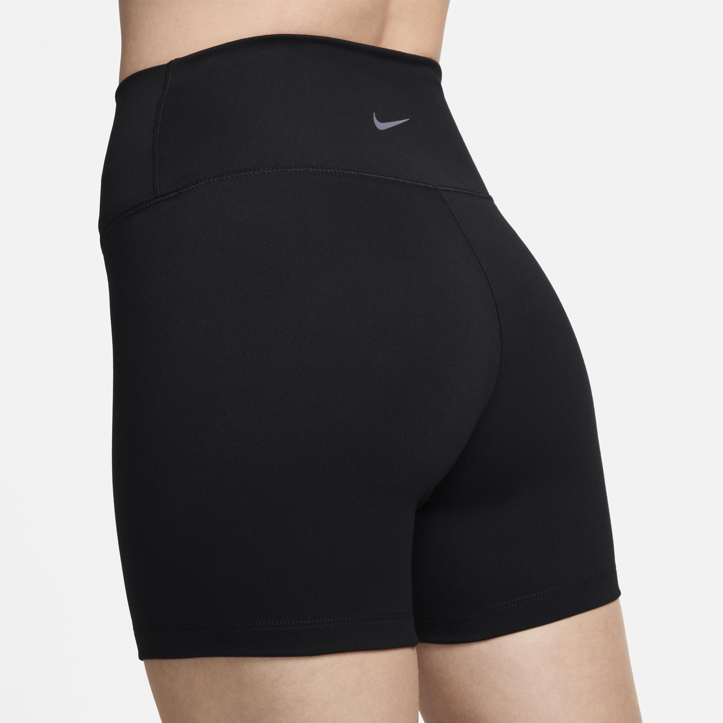 Women's Nike One High-Waisted 5-in. Biker Shorts, Size: XS, Black Product Image