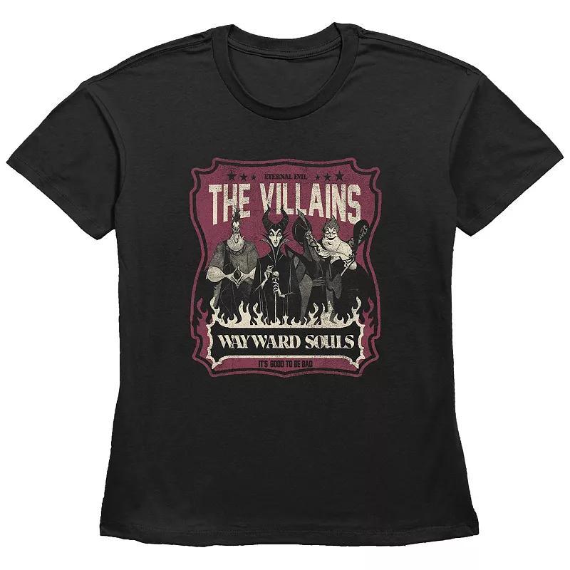 Disney Villains Womens Wayward Souls Graphic Tee Product Image