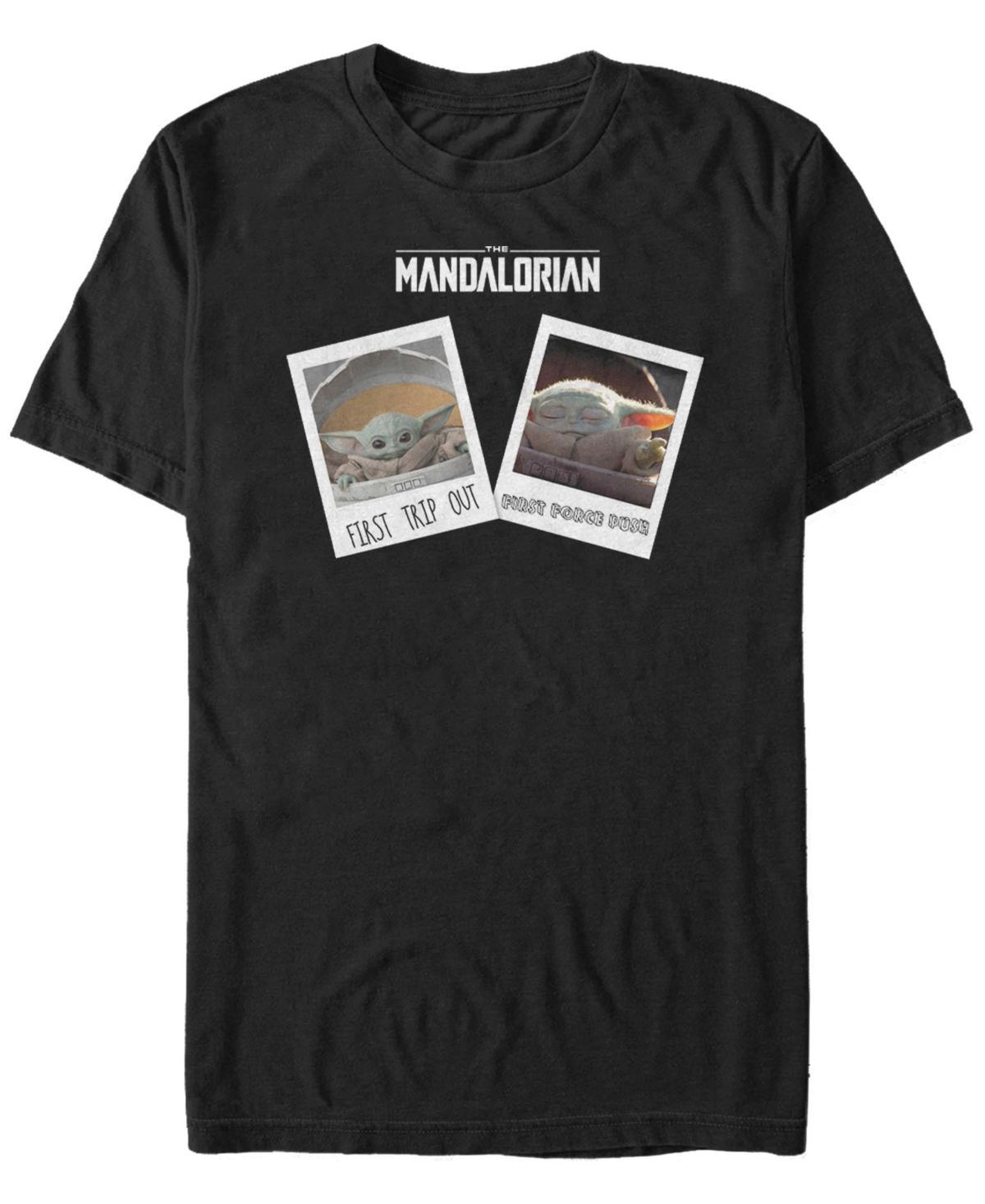 Men's Star Wars The Mandalorian The Child Photo Memories Tee, Size: Small, Black Product Image