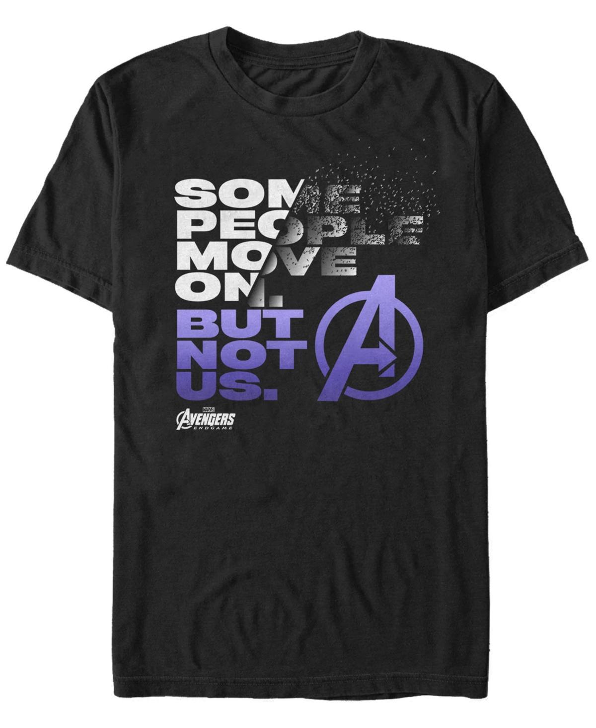 Men's Marvel Avengers Endgame Some People Move On Graphic Tee, Size: Large, Black Product Image