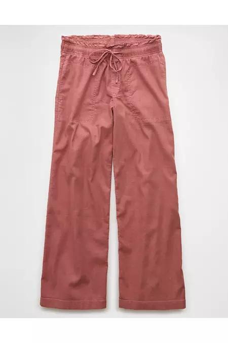 AE Dreamy Drape Linen-Blend Pull-On Pant Womens Product Image