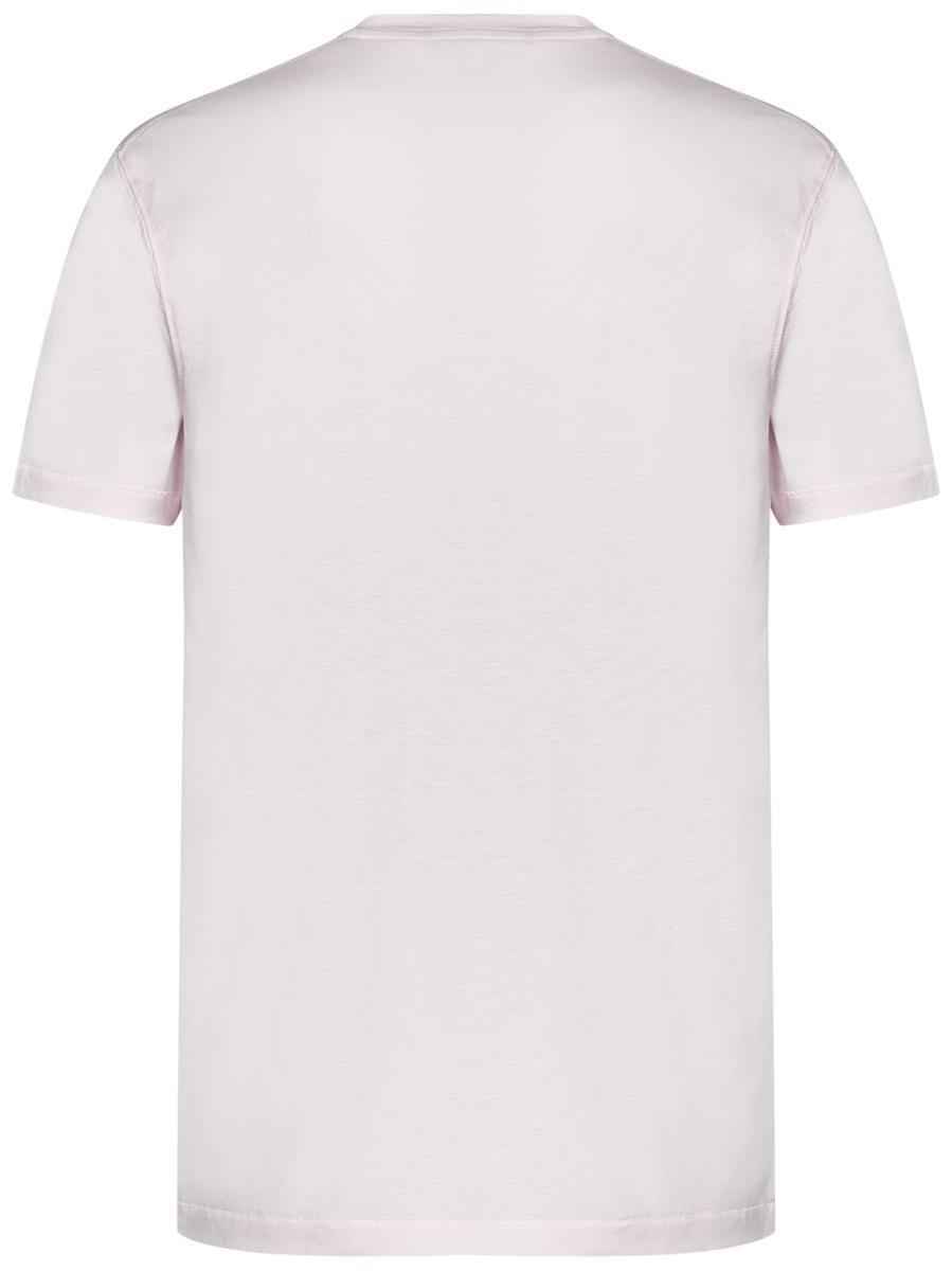 TOM FORD Placed Rib Slim-fit Lyocell And Cotton-blend T-shirt In Neutrals Product Image
