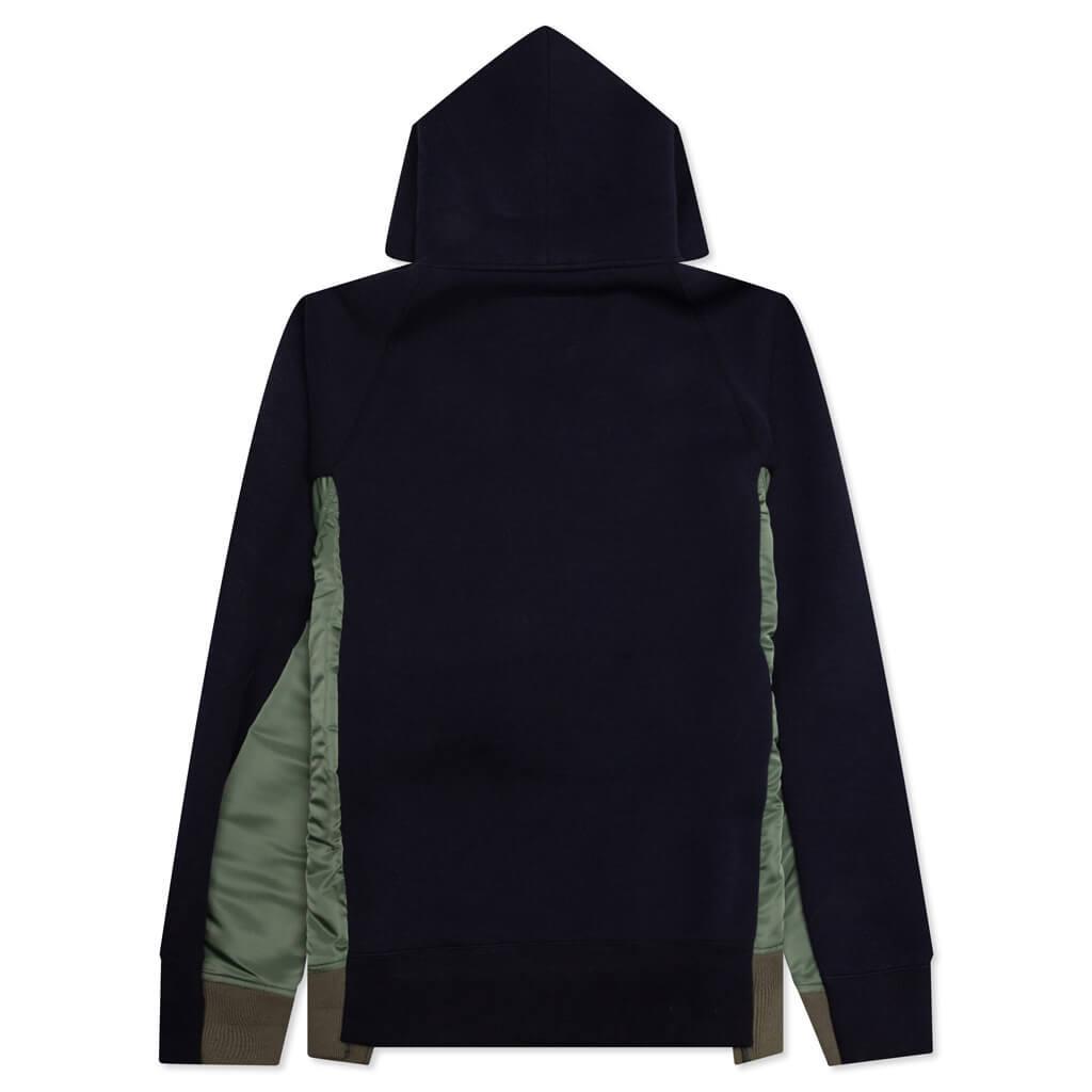 Sponge Sweat x MA-1 Hoodie 212 - Navy/Khaki Male Product Image