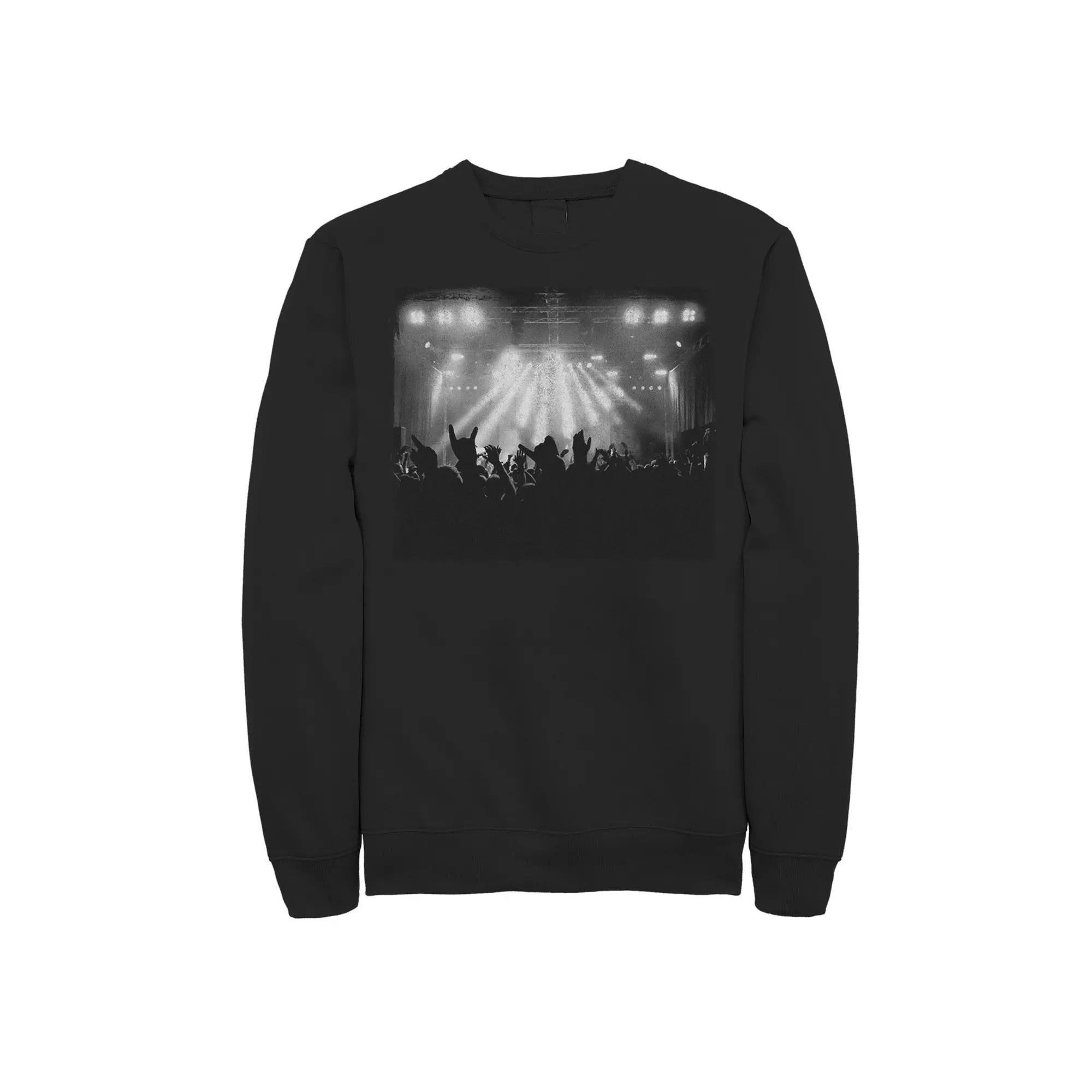 Men's Nickelodeon SpongeBob SquarePants I'm Ready For Christmas Rainbow Graphic Fleece Pullover,  Product Image