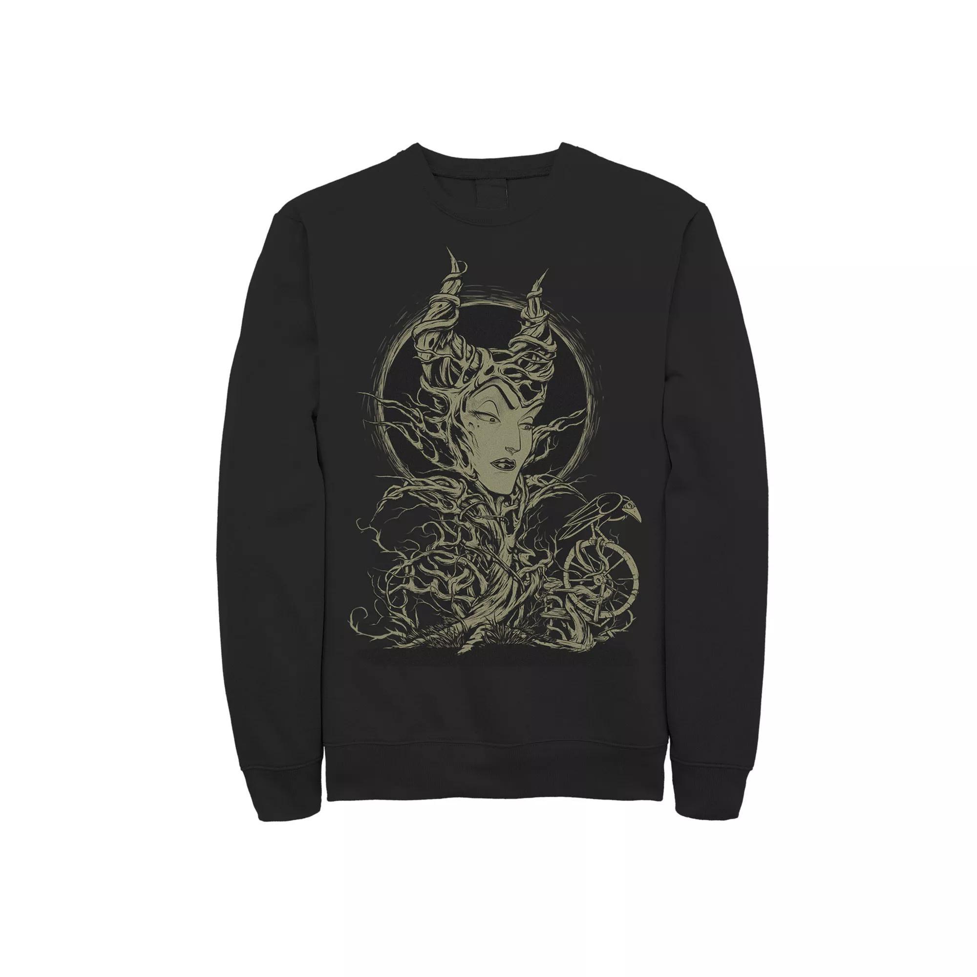 Disney's Sleeping Beauty Maleficent Men's Crow Branches Sweatshirt,  Product Image