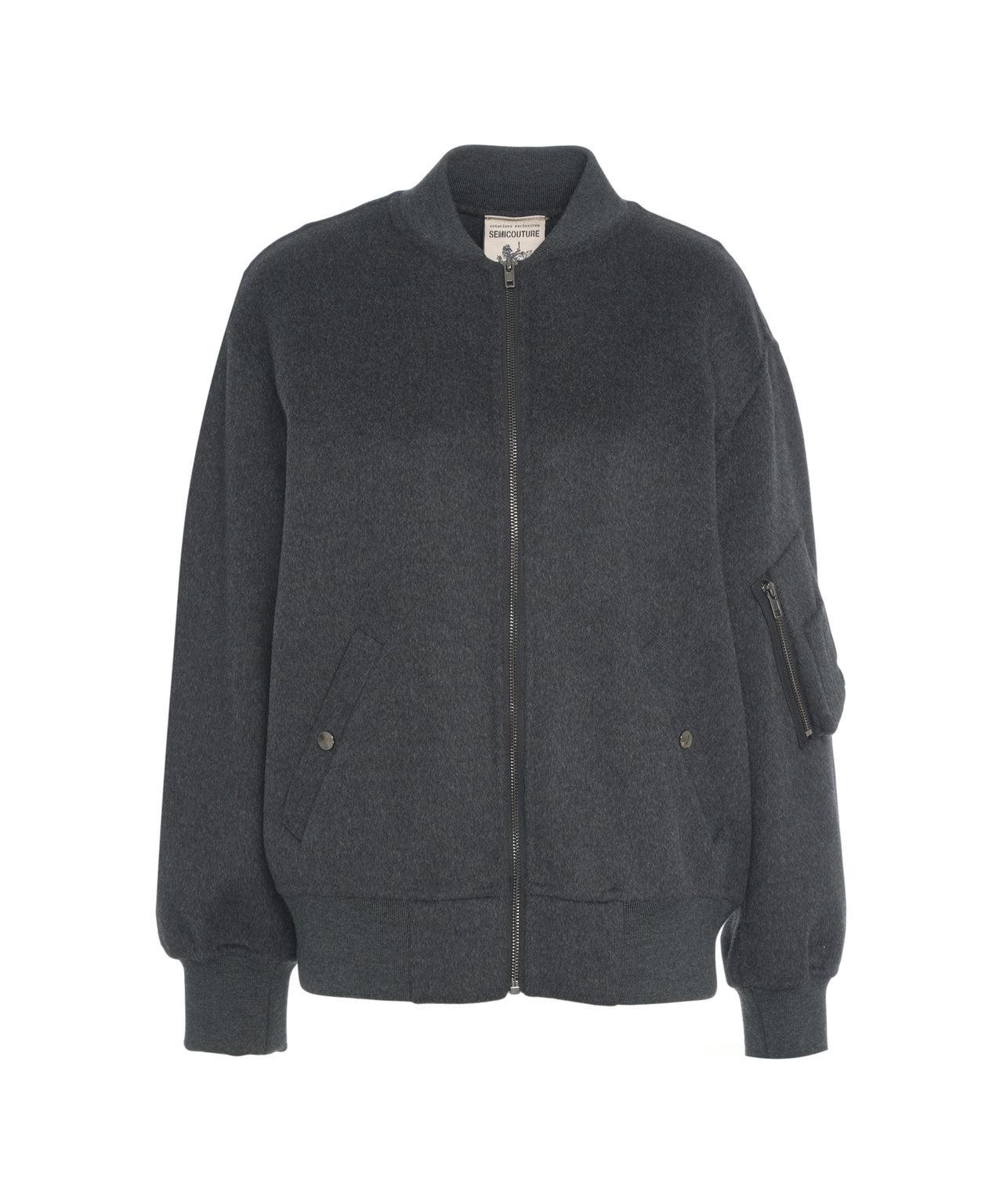 Wool bomber jacket Product Image