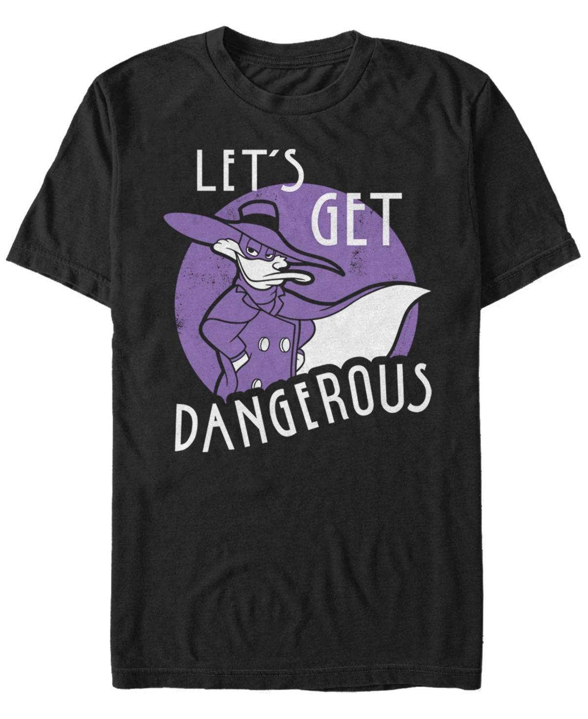 Disney's Darkwing Duck Men's Let's Get Dangerous Tee, Size: XXL, Black Product Image