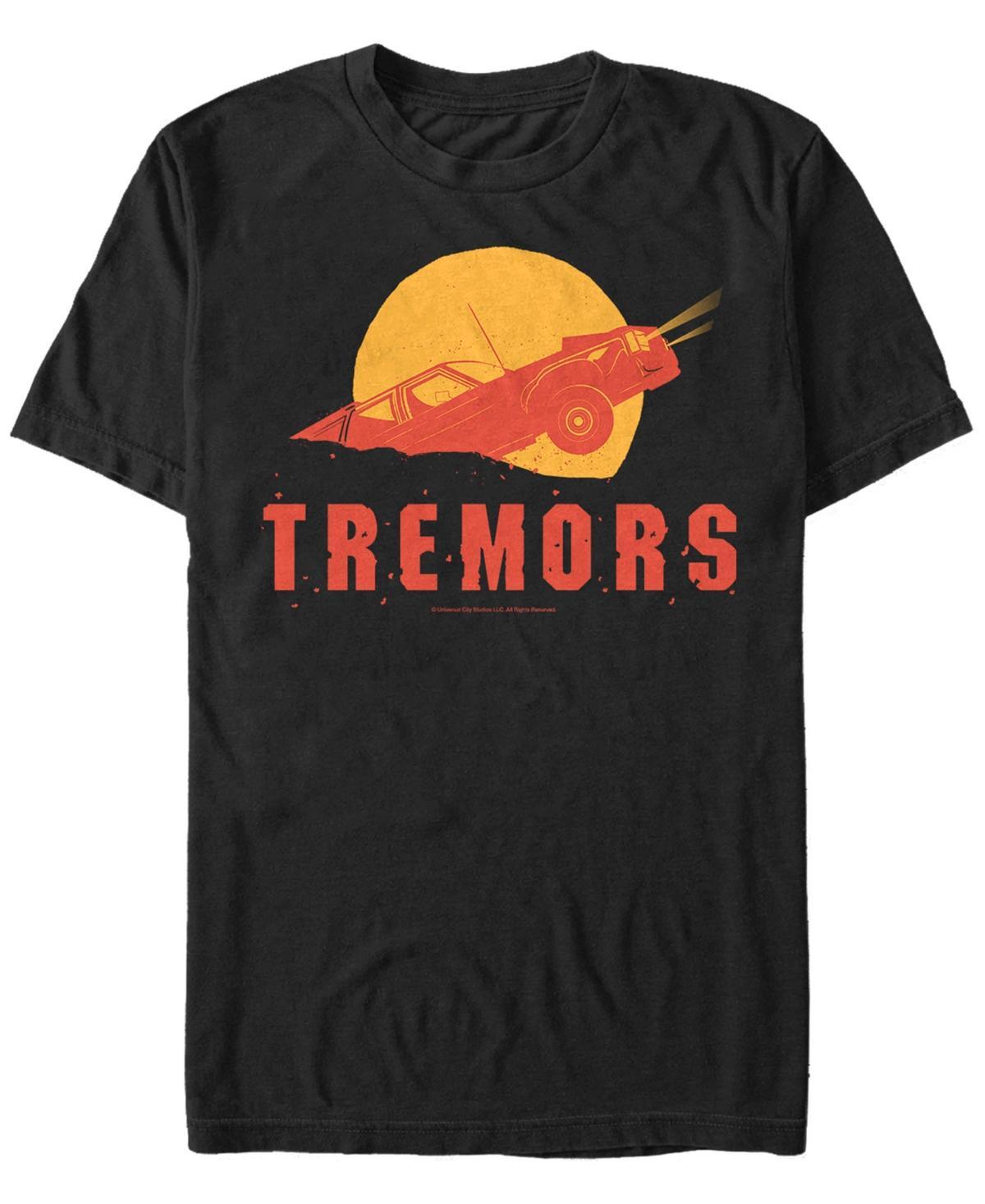 Mens Tremors Two Tone Car Being Swallowed Silhouette Logo Tee Product Image