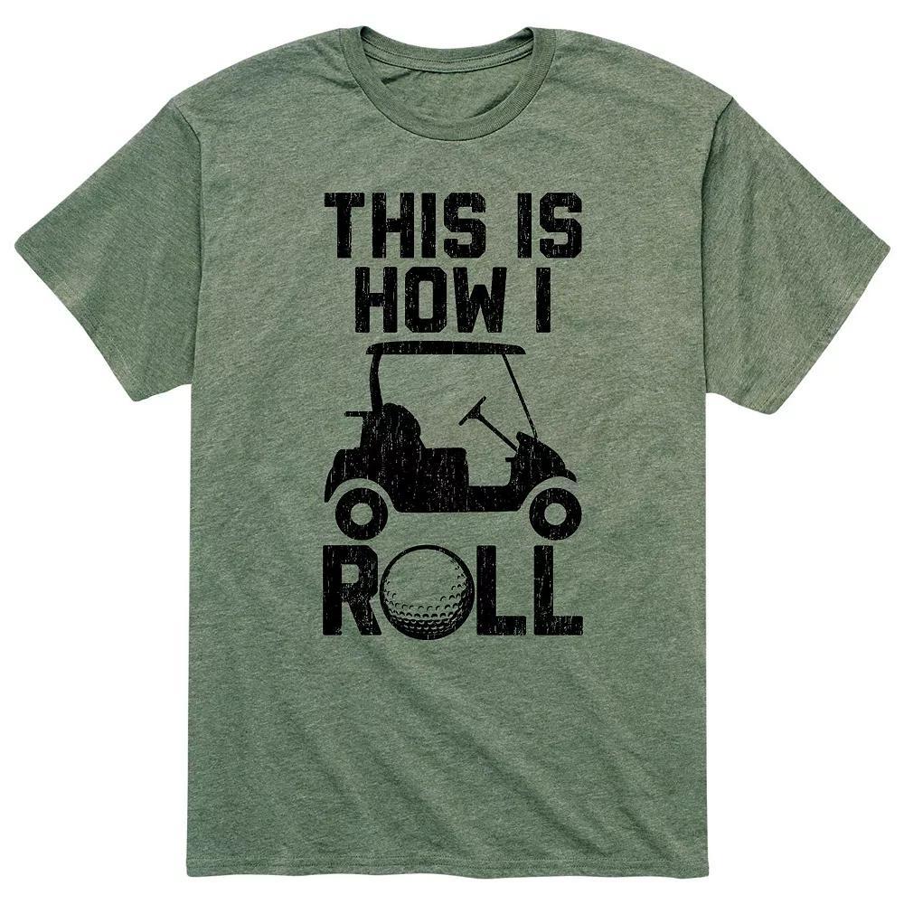 Men's How I Roll Golf Tee,  Product Image