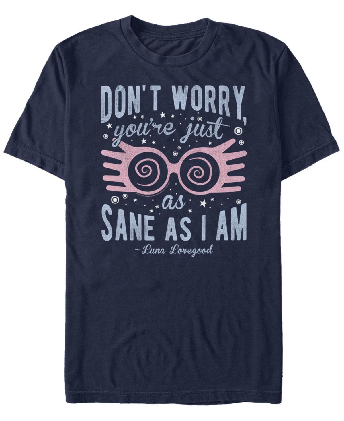 Men's Harry Potter Luna You're Just As Sane As I Am Graphic Tee, Size: Medium, Black Product Image