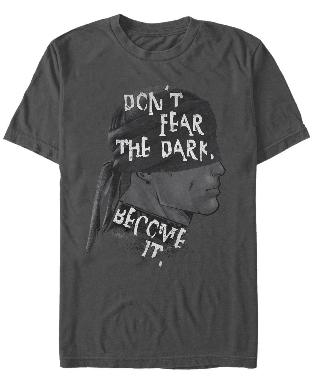 Men's Marvel Daredevil Become The Dark Graphic Tee, Size: Medium, Grey Product Image