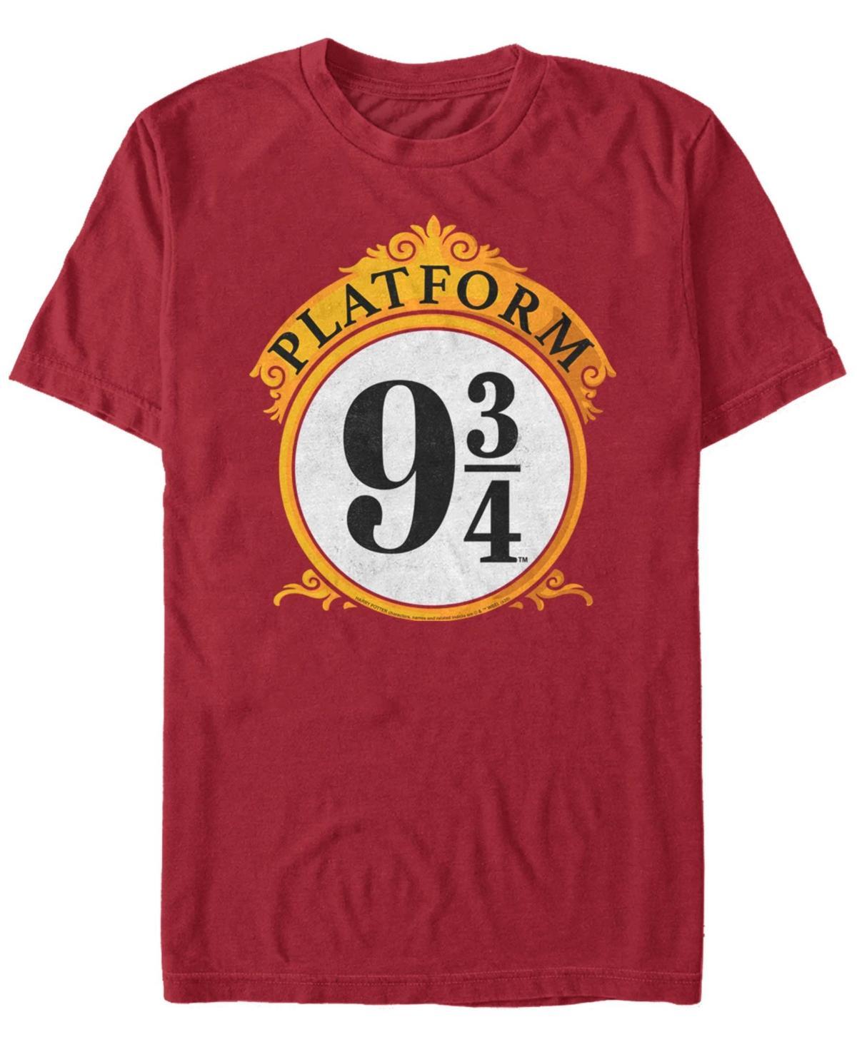 Men's Harry Potter Platform 9 &3/4 Sign Tee, Size: XXL, Black Product Image