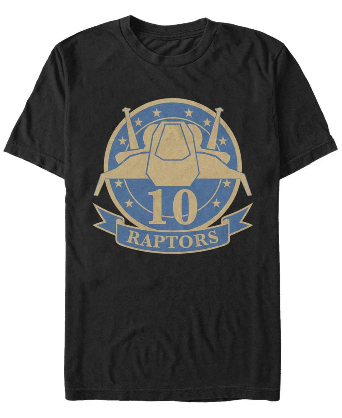 Men's Battlestar Galactica Raptors Badge Tee, Size: Medium, Black Product Image