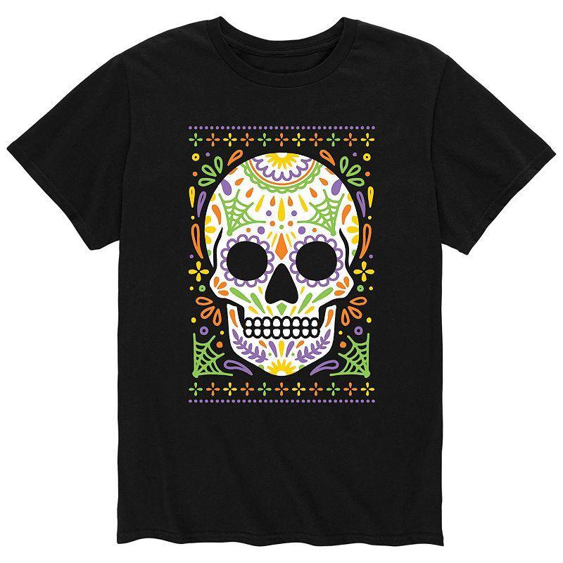 Men's Sugar Skull Ugly Sweater Tee,  Product Image