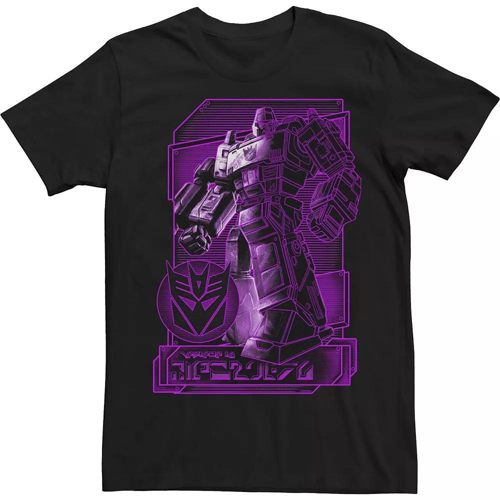 Men's Transformers: War For Cybertron Megatron Portrait Tee, Size: Large, Black Product Image