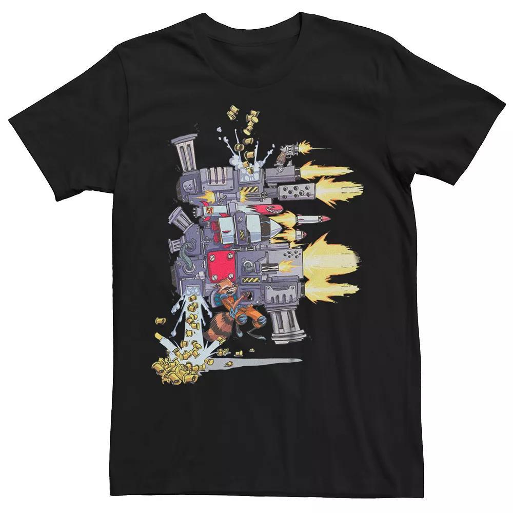Men's Marvel Guardians Of The Galaxy Rocket Guns Graphic Tee,  Product Image