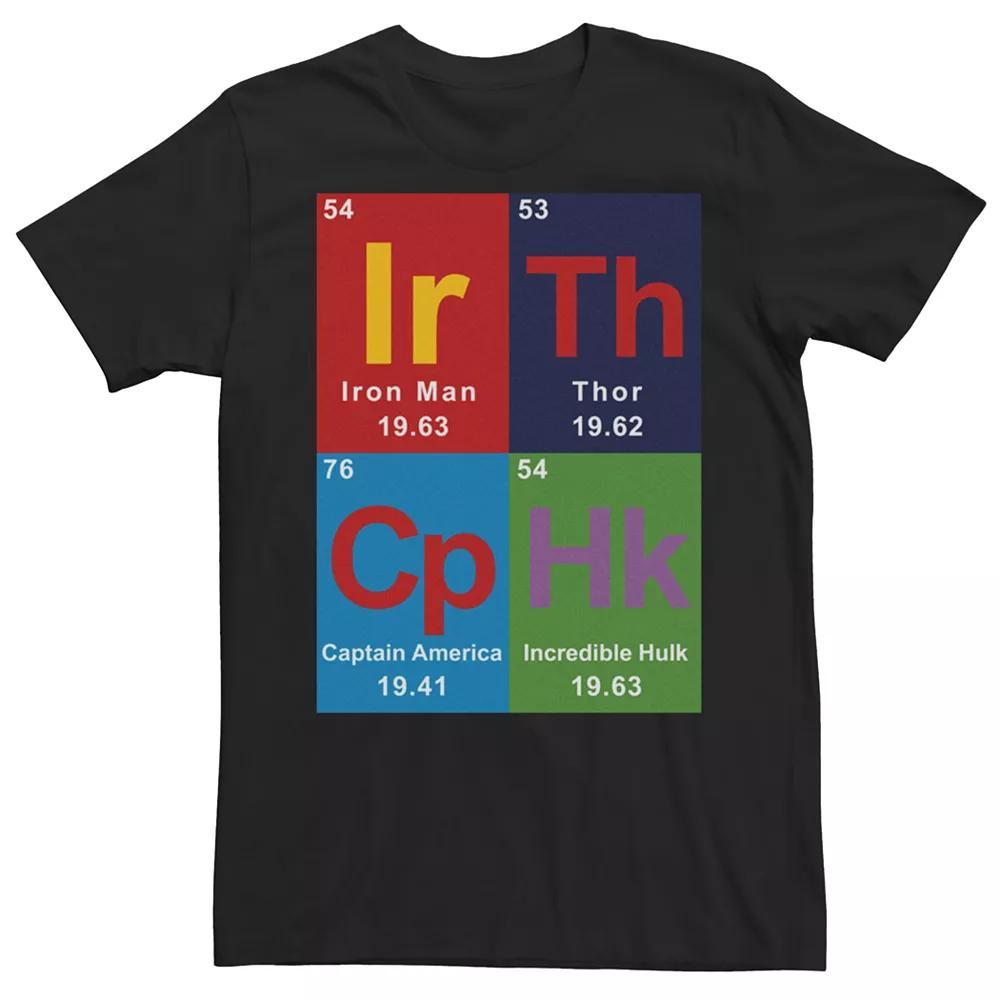Men's Marvel Iron Man, Thor, Captain America & The Incredible Hulk Element Graphic Tee,  Product Image