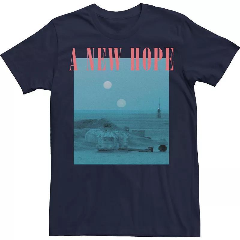 Men's Star Wars New Hope Overlay Poster Tee, Size: 3XL, White Product Image