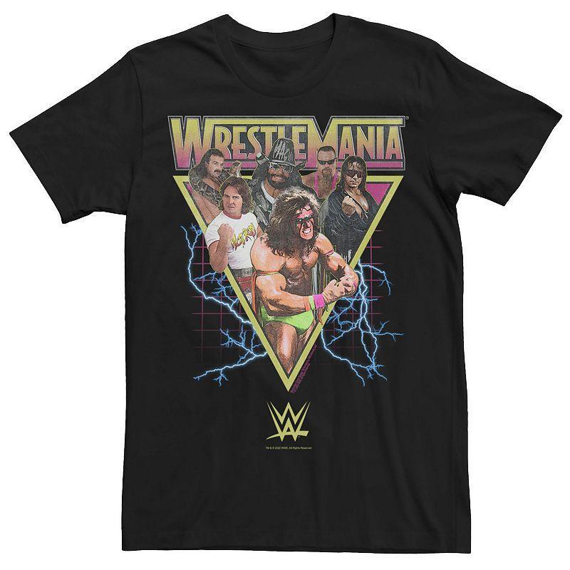 Big & Tall WWE WrestleMania Classic Champions Graphic Tee, Men's, Size: 4XL Tall, Black Product Image