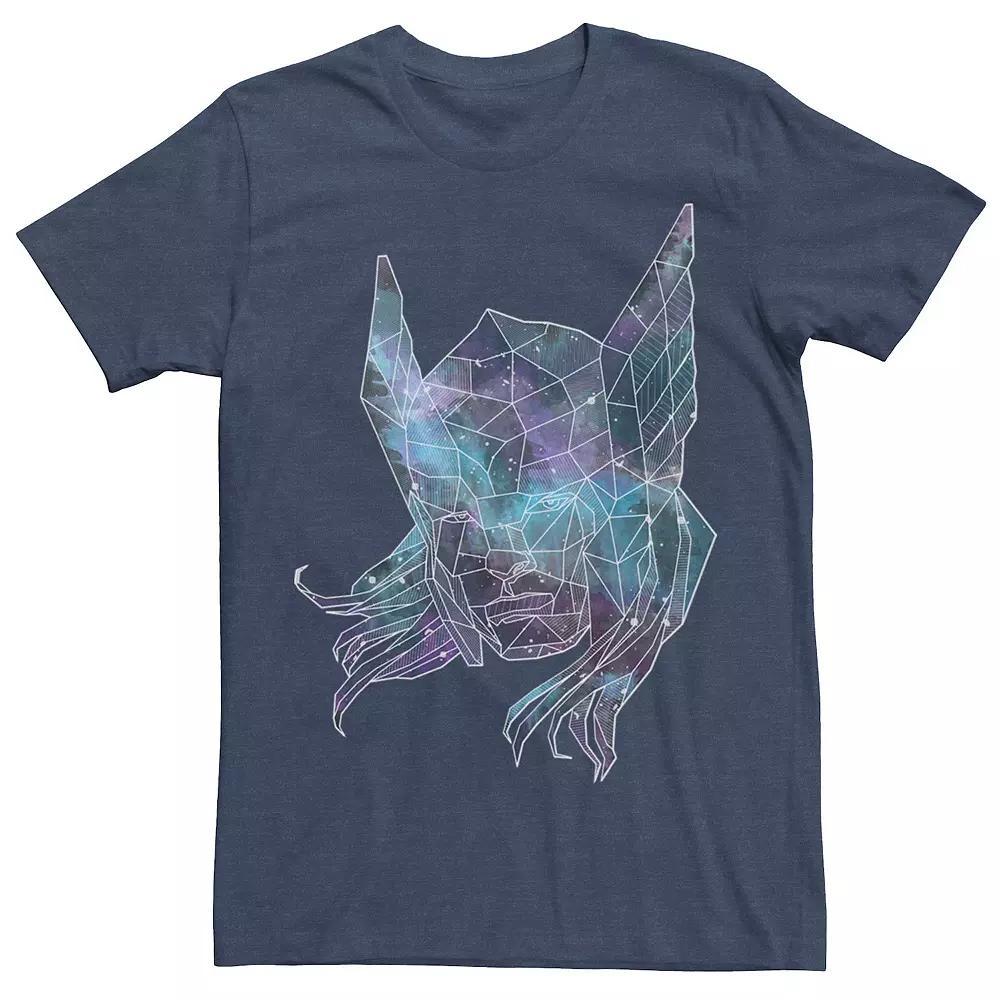 Men's Marvel Thor In Space Celestial Geometric Tee, Size: XL, Navy Grey Product Image