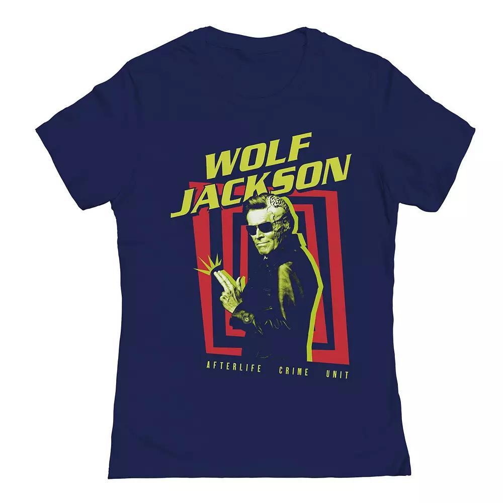 Junior's Wolf Jackson Beetlejuice Graphic Tee, Women's,  Product Image
