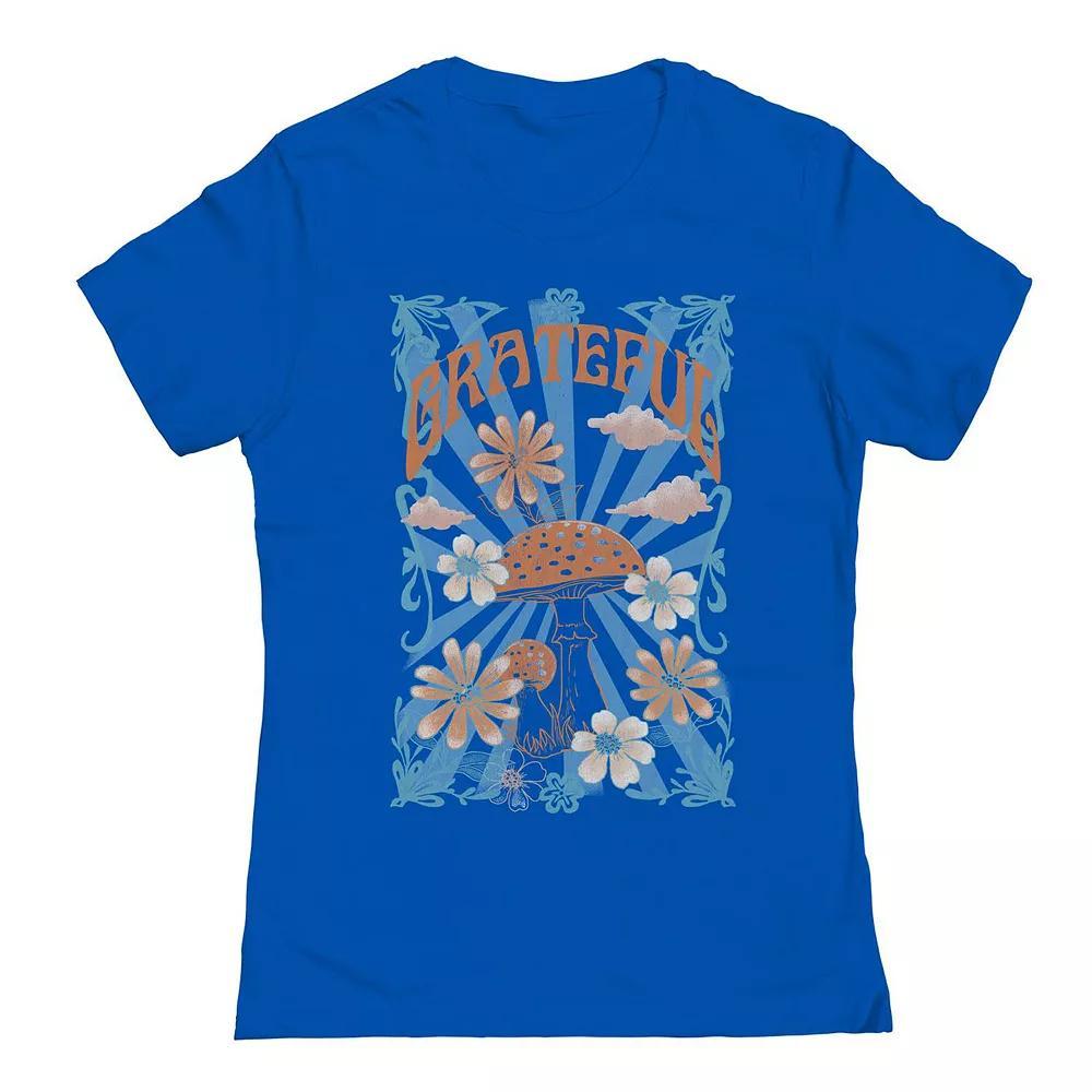 Junior's Monet - Rouen Cathedral Womens Graphic Tee, Girl's, Size: XL, Powder Blue Product Image