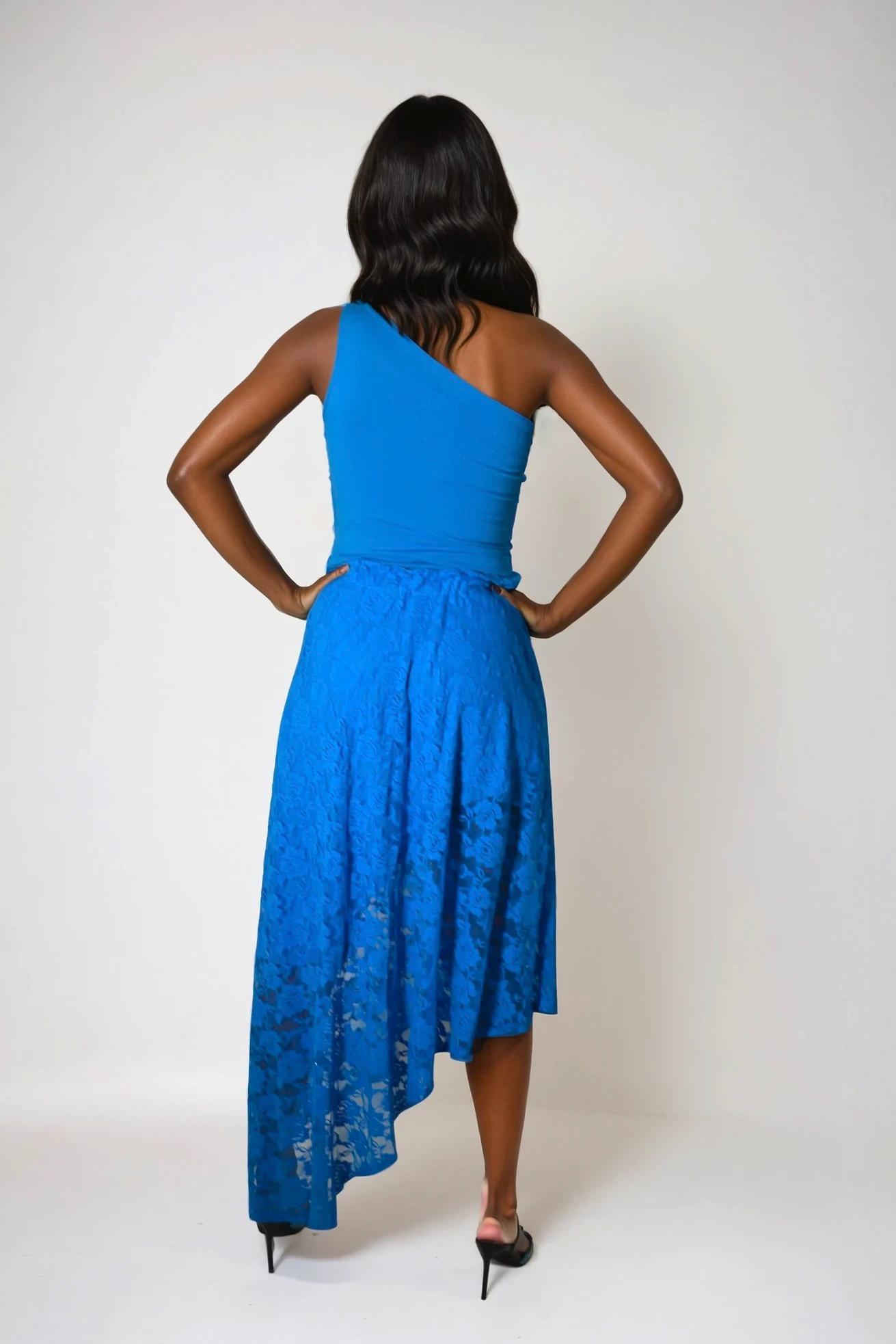 Lace Maxi Skirt with mini lining Product Image