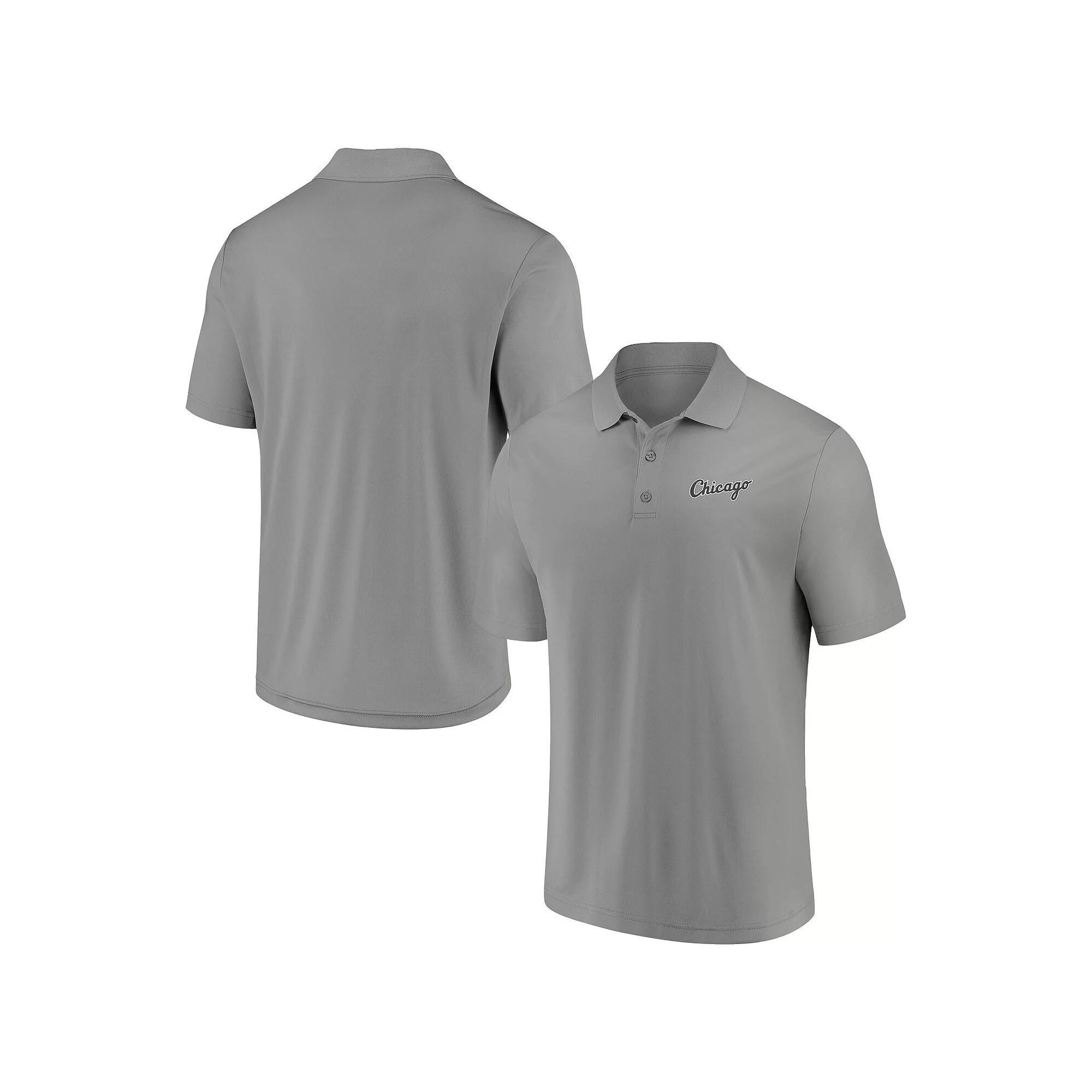 Men's Fanatics Gray Chicago White Sox Component Polo,  Product Image