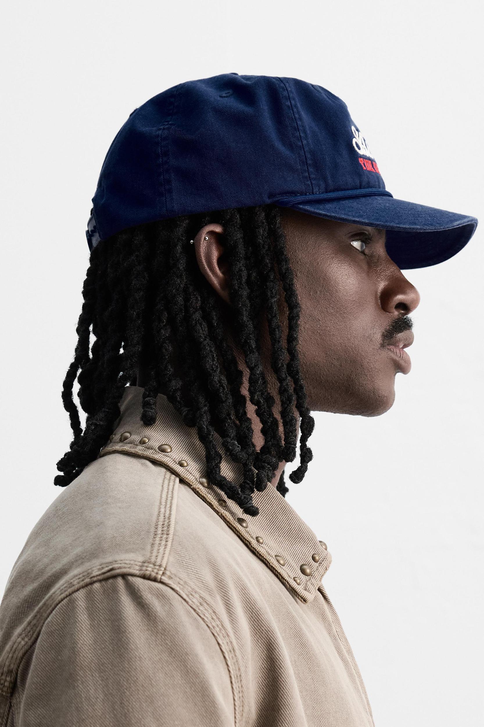 WASHED EMBROIDERED CAP Product Image