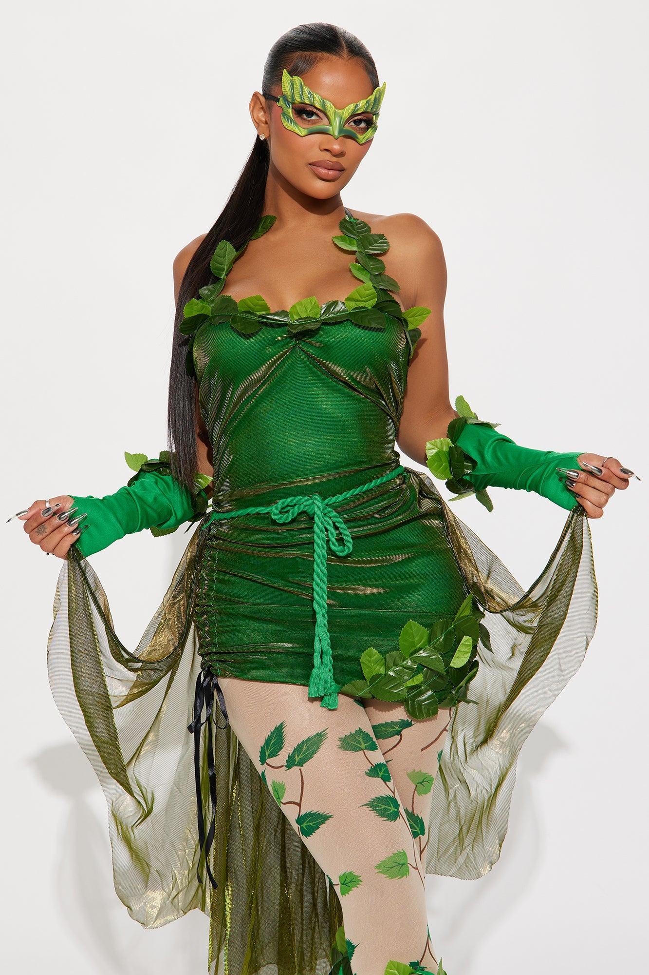 Poisonous Beauty 6 Piece Costume Set - Green Product Image