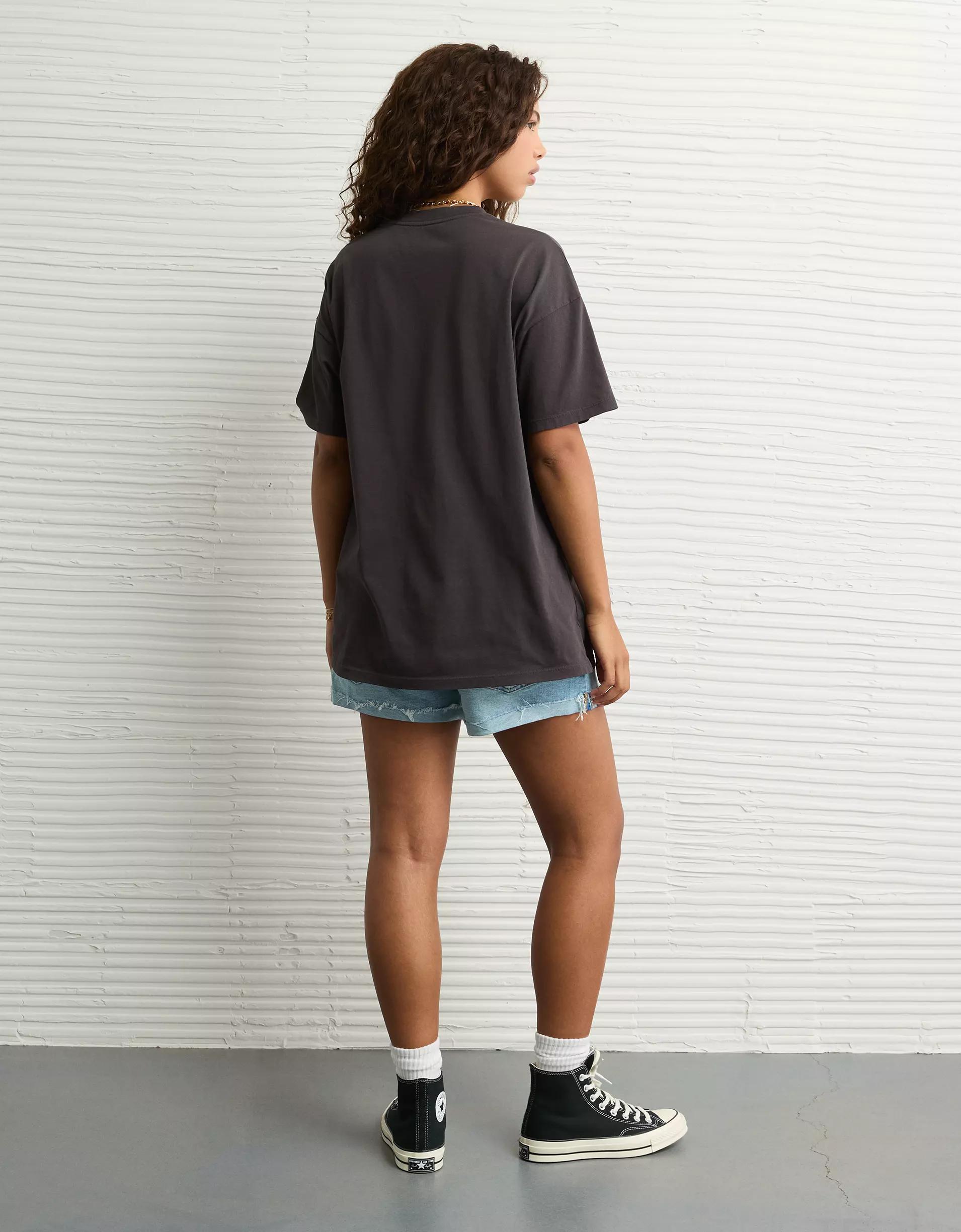 AE Oversized Halloween Graphic T-Shirt Product Image