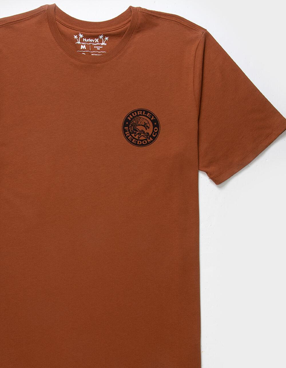 HURLEY Freedom Co Mens Tee - RUST Product Image