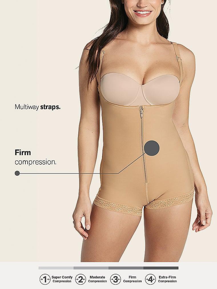 Firm Compression Open Bust Body Shaper Boyshorts Product Image